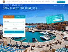 Tablet Screenshot of hotels.elgouna.com